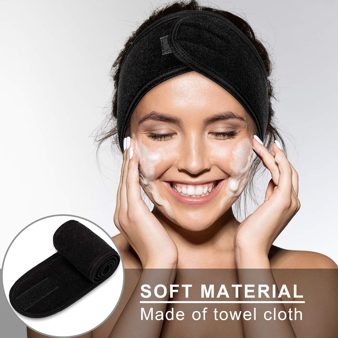 Say Goodbye to Messy Hair During Your Routine – Meet the Soft Adjustable Spa Headband - Direct Ship Hub