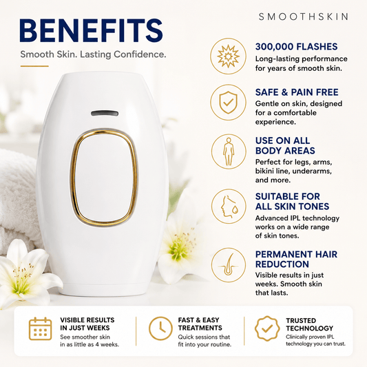 Say Goodbye to Shaving – Meet the SmoothSkin Laser Hair Remover - Skin Bliss Shop