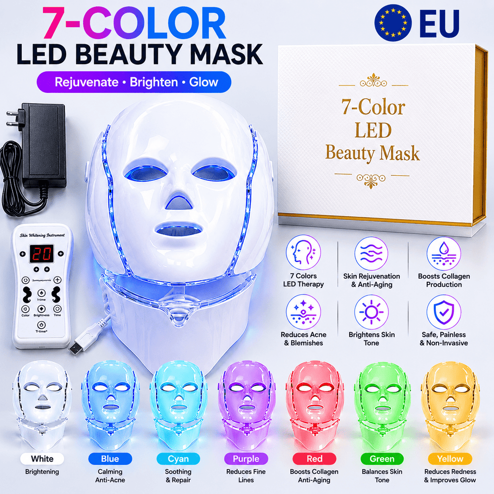 7 - Color LED Beauty Mask - Skin Bliss Shop