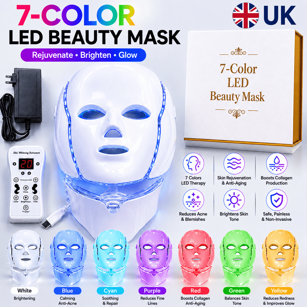7 - Color LED Beauty Mask - Skin Bliss Shop