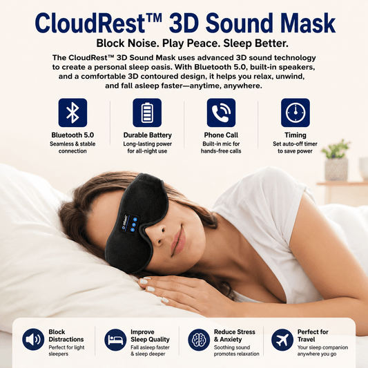 CloudRest™ 3D Sound Mask - Skin Bliss Shop