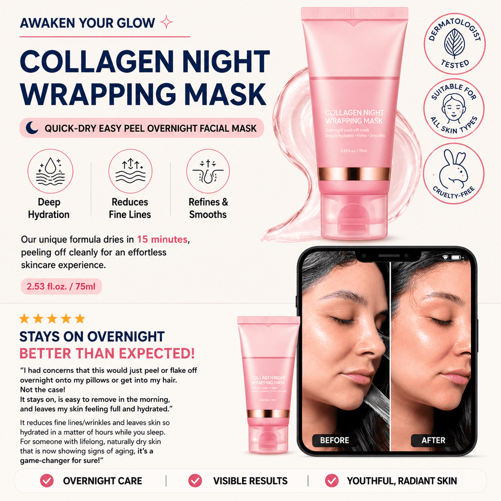 Collagen Night Wrapping Mask - Skin Bliss Shop