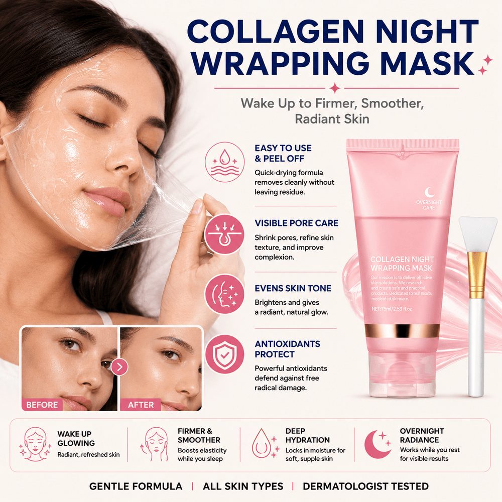 Collagen Night Wrapping Mask - Skin Bliss Shop