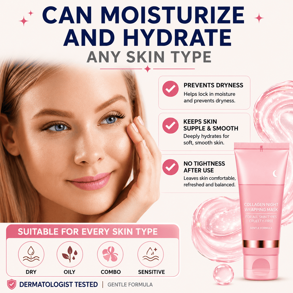 Collagen Night Wrapping Mask - Skin Bliss Shop