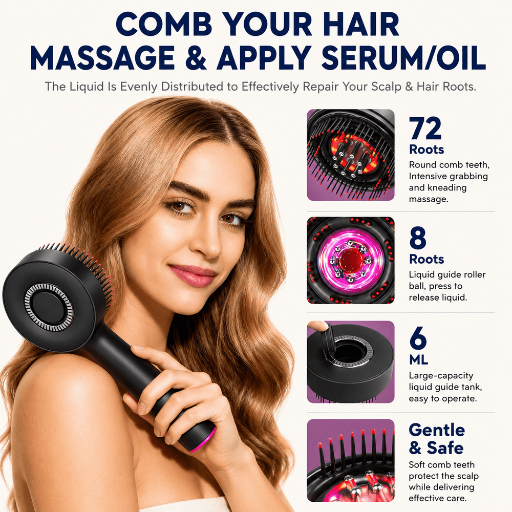 Electric Scalp Massage Comb - Skin Bliss Shop