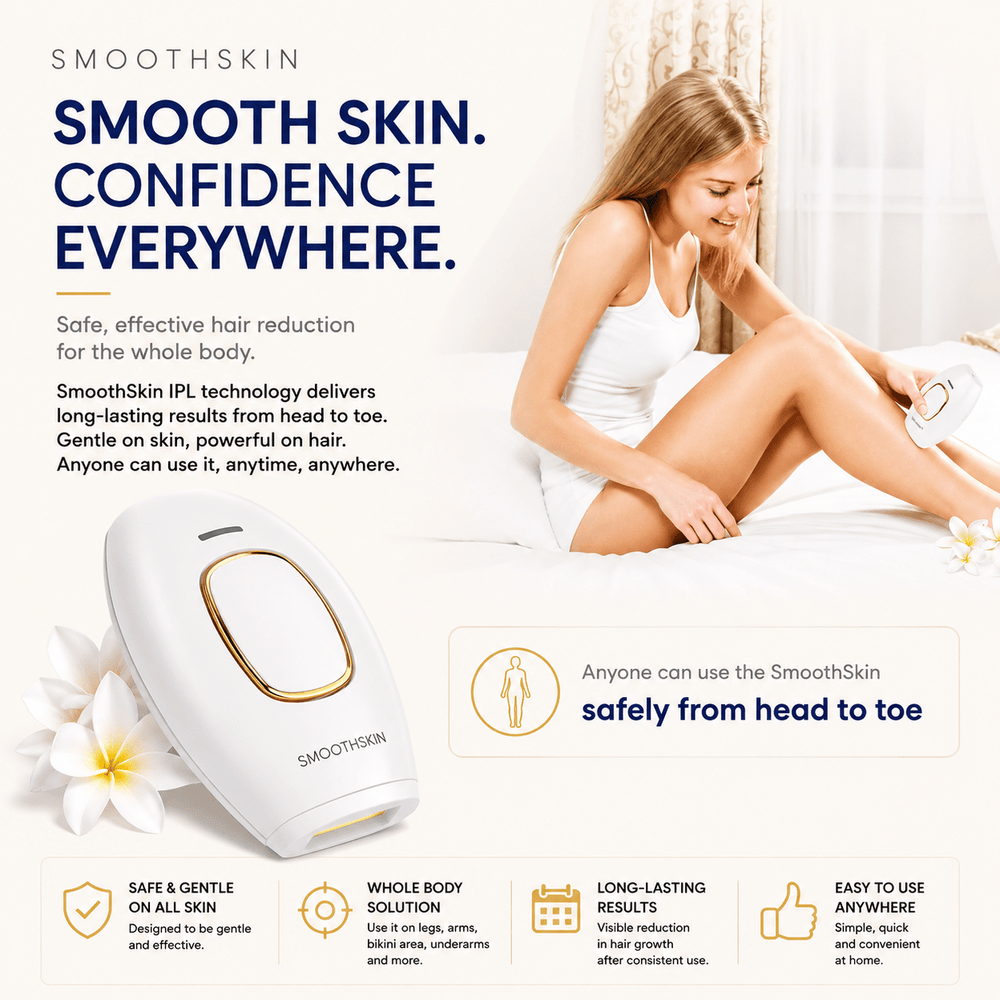 SmoothSkin Laser Hair Remover - Skin Bliss Shop