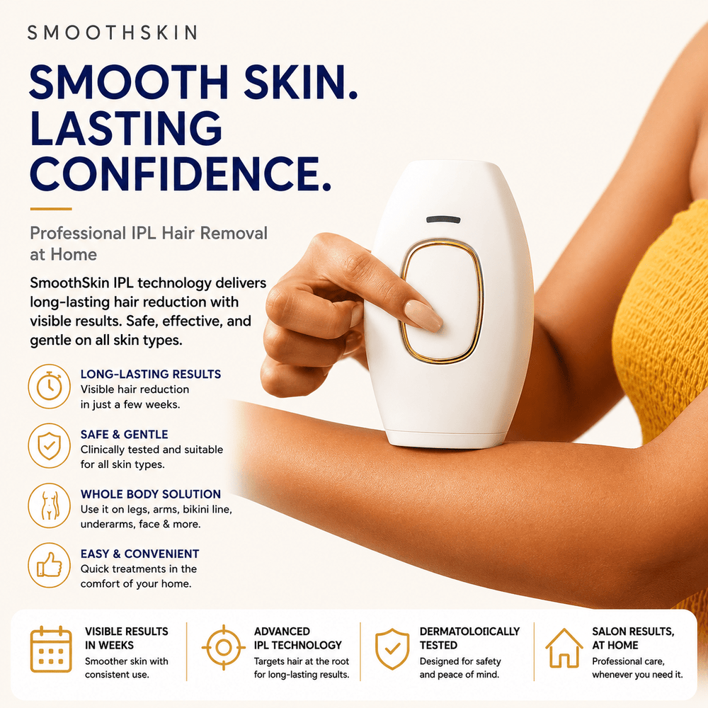 SmoothSkin Laser Hair Remover - Skin Bliss Shop