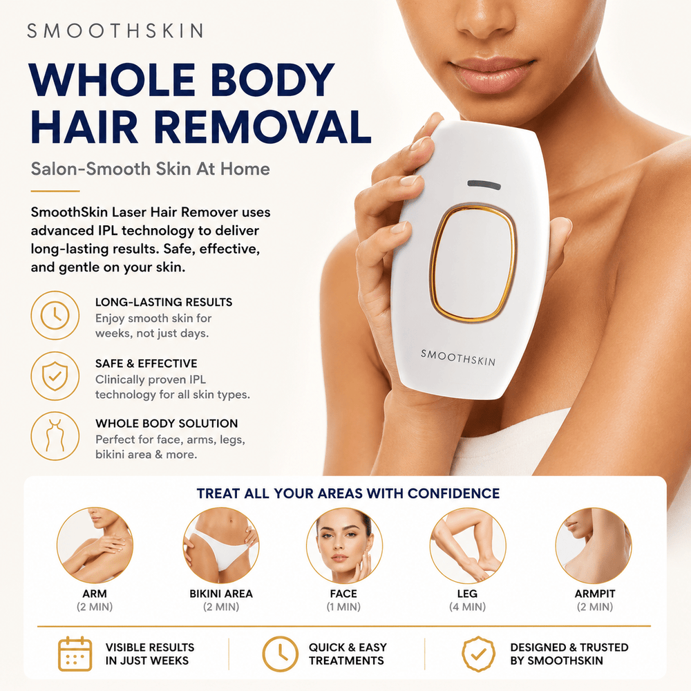 SmoothSkin Laser Hair Remover - Skin Bliss Shop