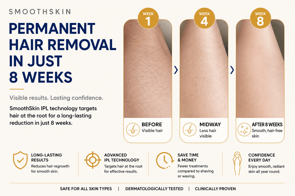 SmoothSkin Laser Hair Remover - Skin Bliss Shop