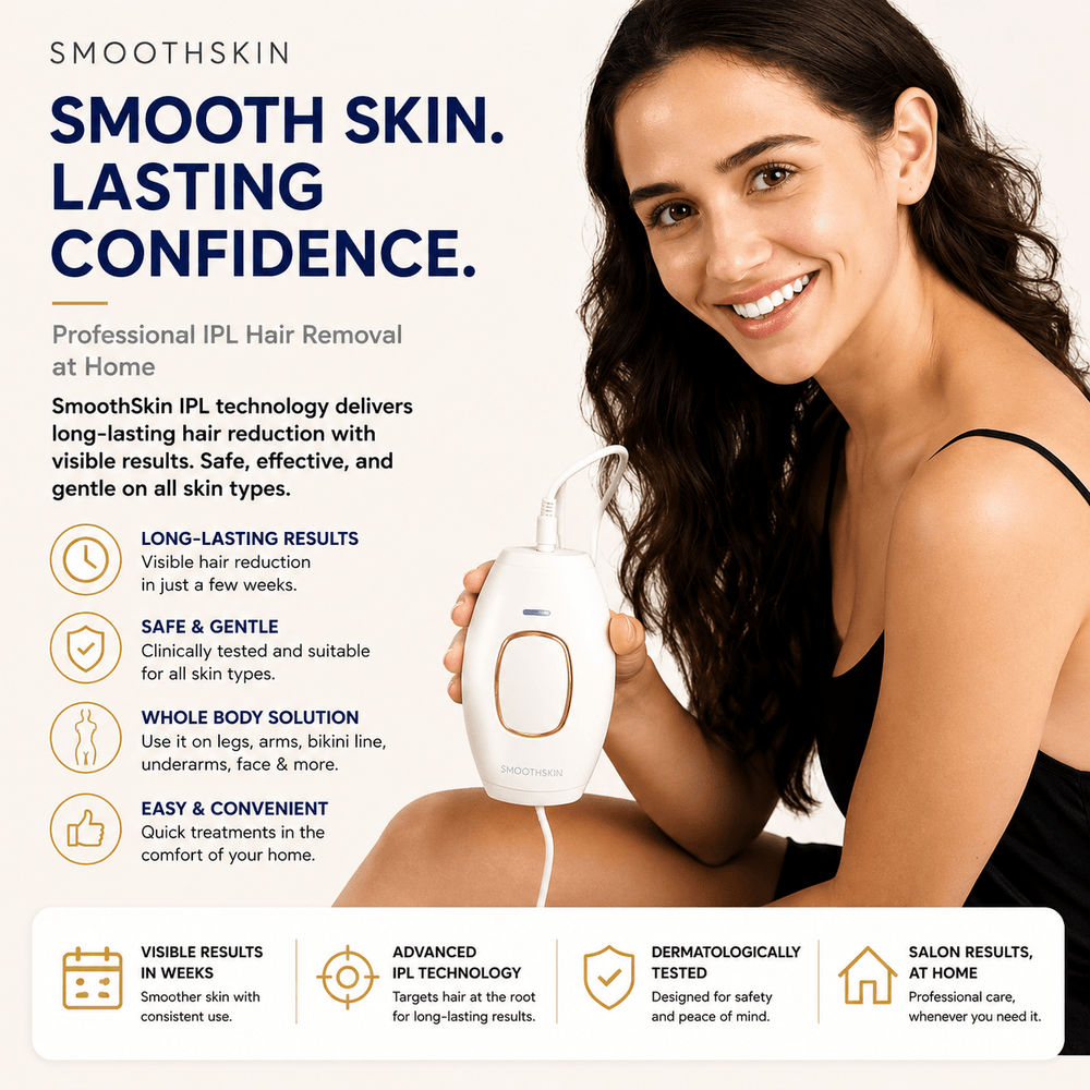 SmoothSkin Laser Hair Remover - Skin Bliss Shop