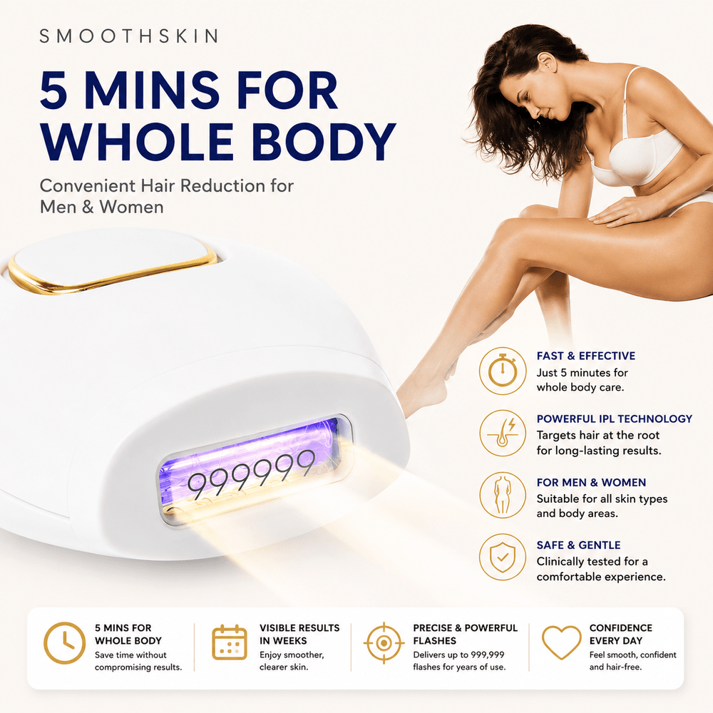 SmoothSkin Laser Hair Remover - Skin Bliss Shop